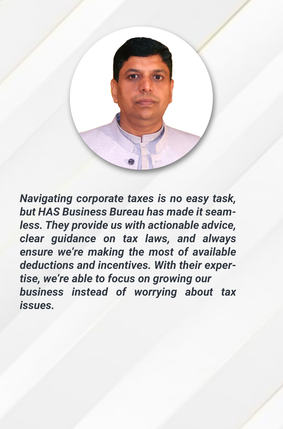 has business bureau client aamir khurshid ceo of everon energy